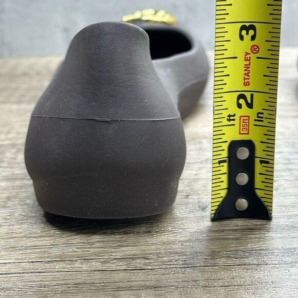 Crocs~Women’s~”Gianna” Medallion Disc Brown Slip On Ballet Flats~Size 9 - Picture 6 of 10